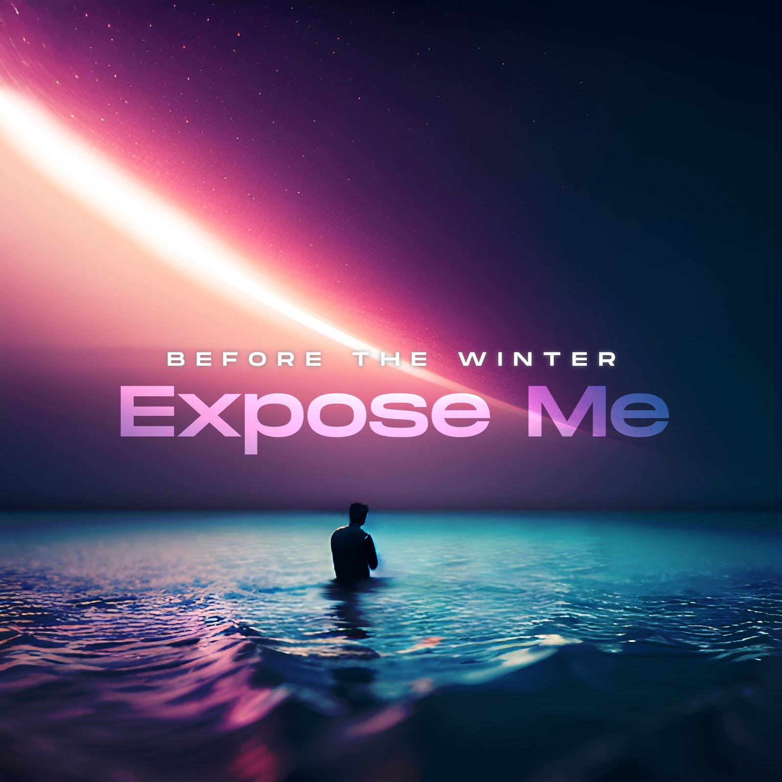 Expose Me single cover, earlier iteration without the tree-of-life mark.