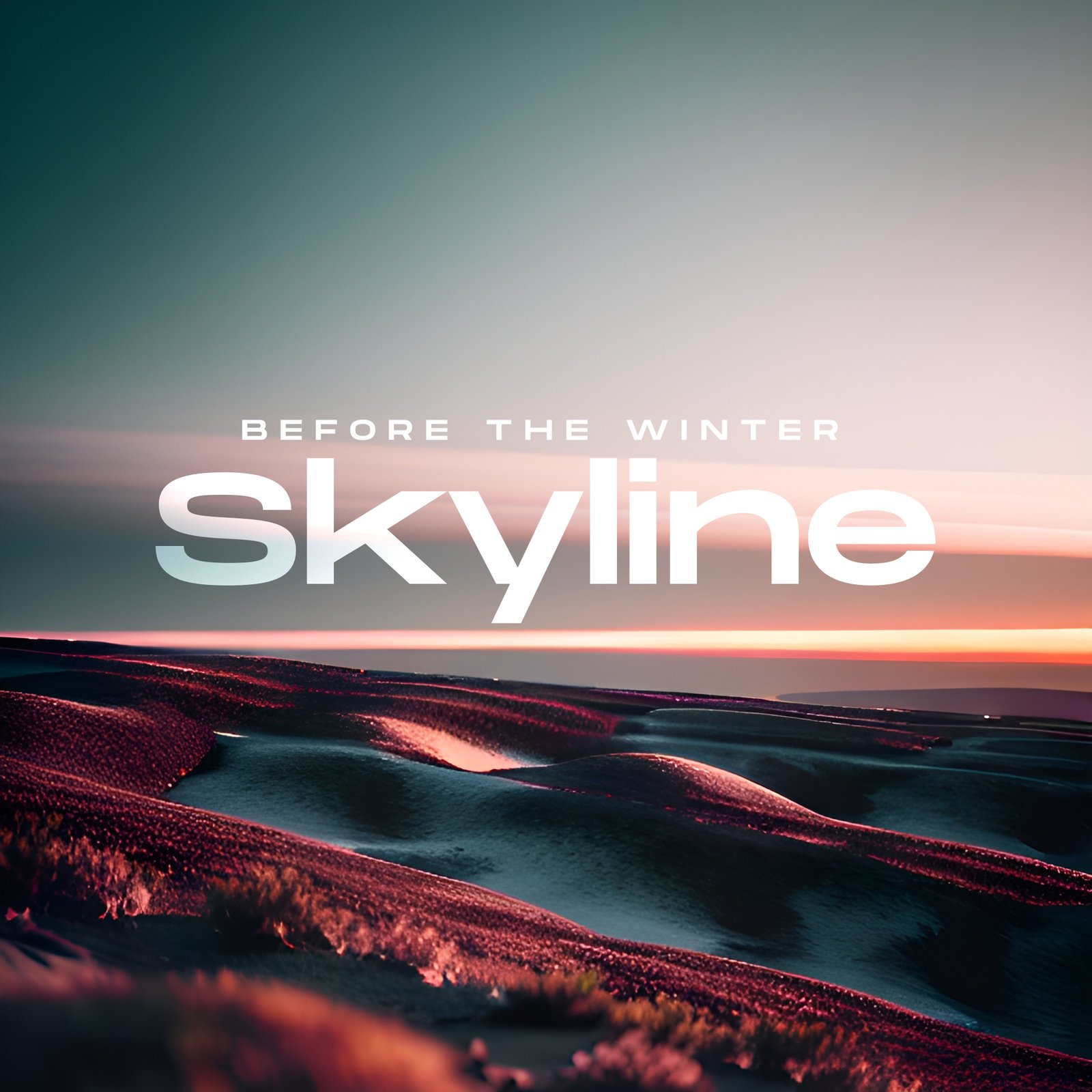 Skyline EP cover, earlier iteration without the tree-of-life mark.